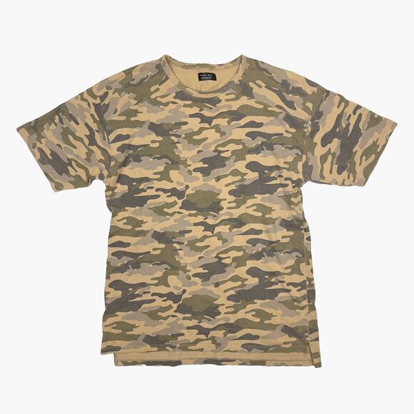 Zara Other - ZARA Camo Long-Line Short-Sleeve Oversized T-Shirt (Army Green Camo | Size M)